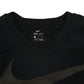 Womens Black Nike Dri Fit Crewneck Jumper