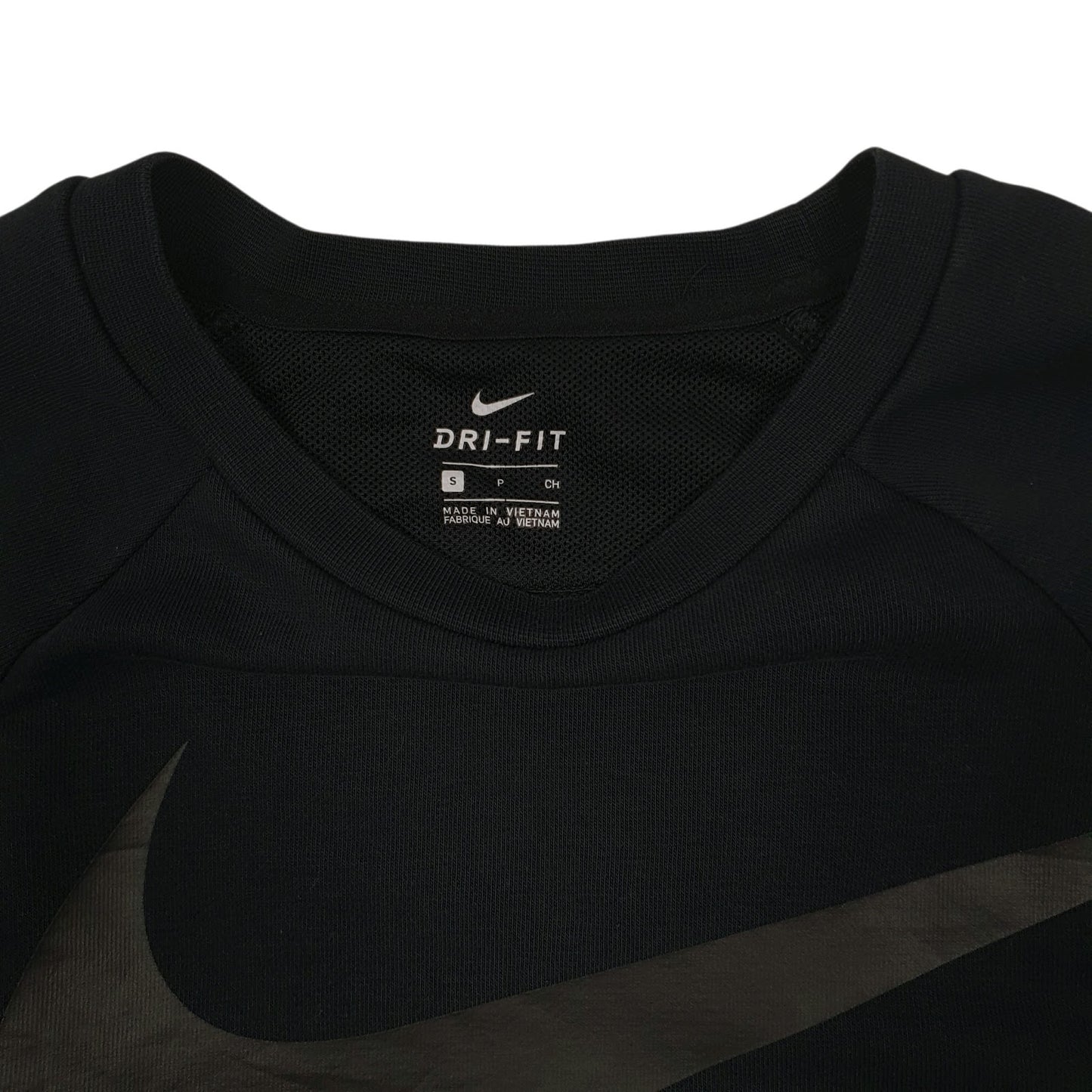 Womens Black Nike Dri Fit Crewneck Jumper