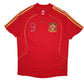 Mens Red Adidas Spain Football Shirt 2007-09 Torres 9 Short Sleeve T Shirt