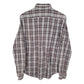 Mens Grey Journal Flannel  Shirt