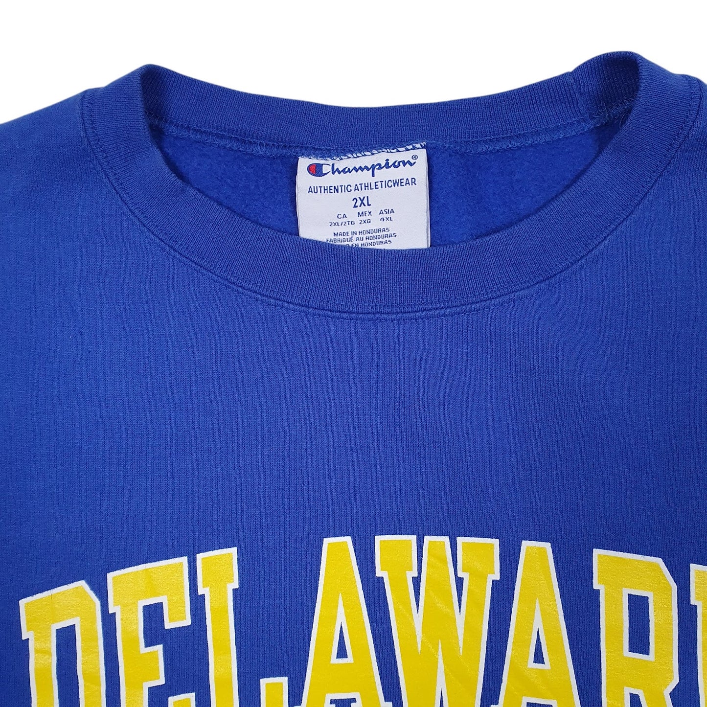 Mens Blue Champion Delaware Crewneck Jumper