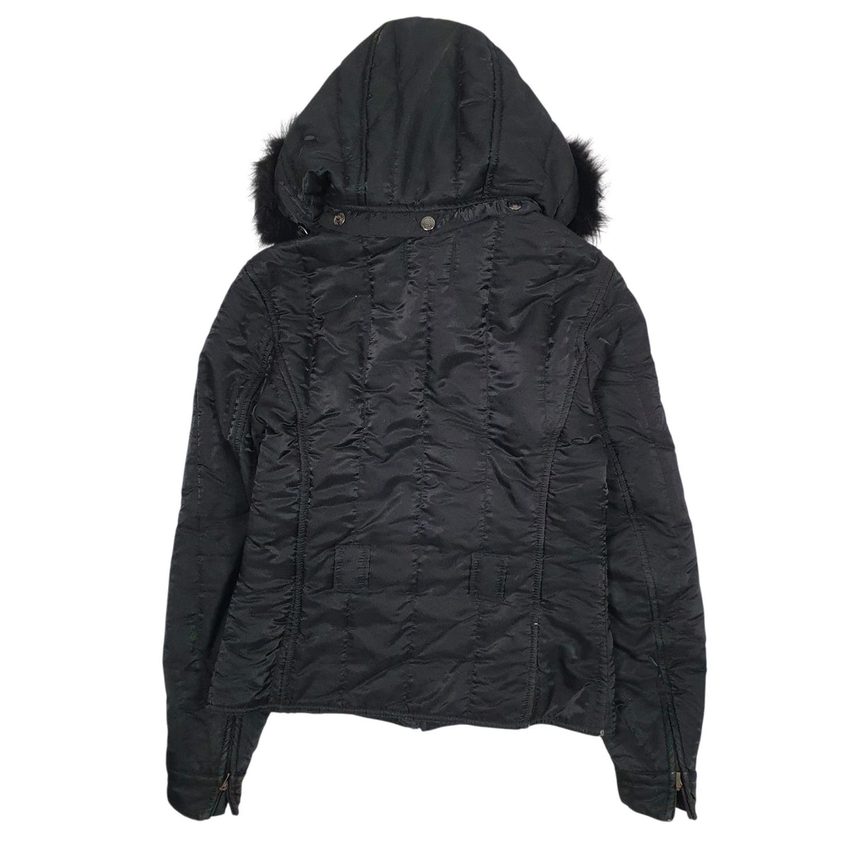 Womens Black Refrigiwear Windbreaker Padded Waterproof  Coat