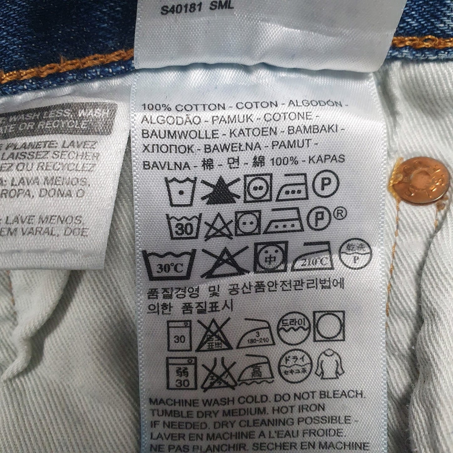 Mens Blue Levis   Jeans