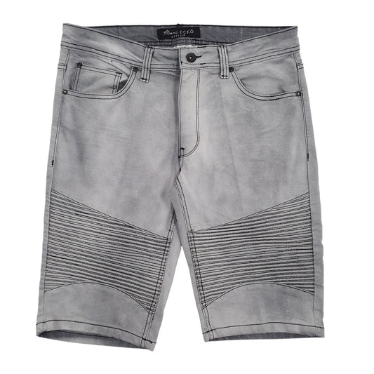 Mens Grey Marc Ecko  Denim Shorts