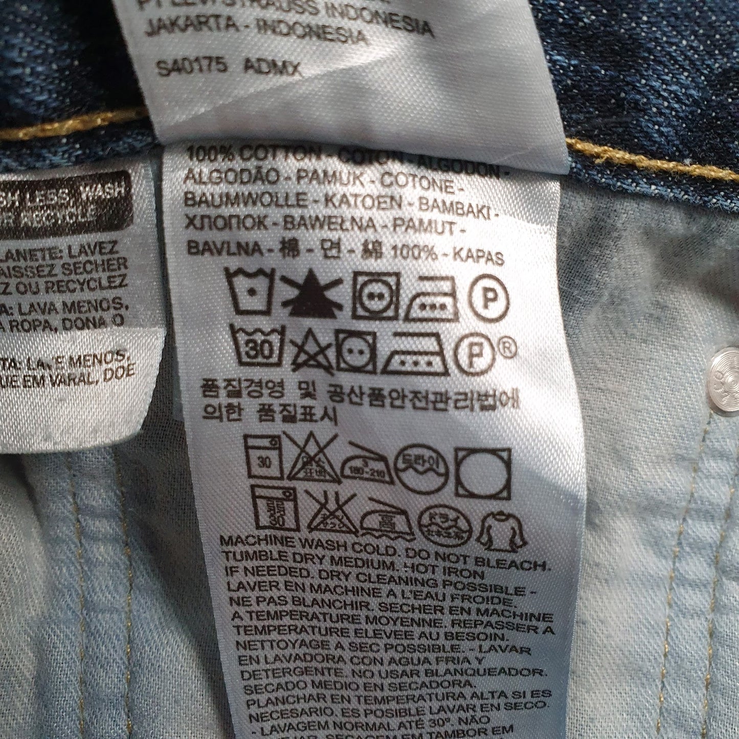 Mens Blue Levis   Jeans