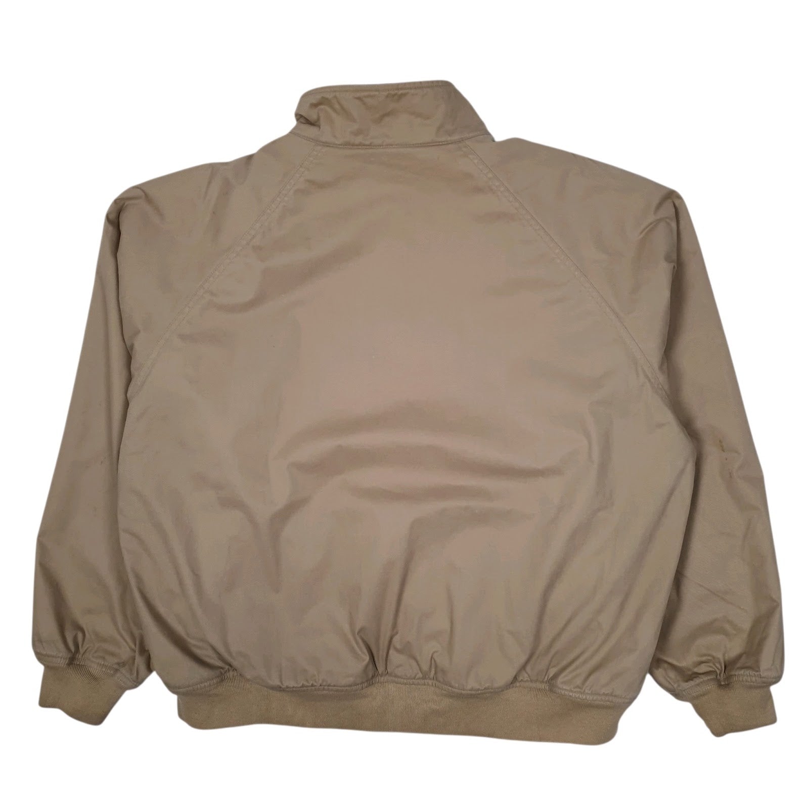 Mens Beige Polo Ralph Lauren Reversible Harrington Fleece Lined Hoodie Coat