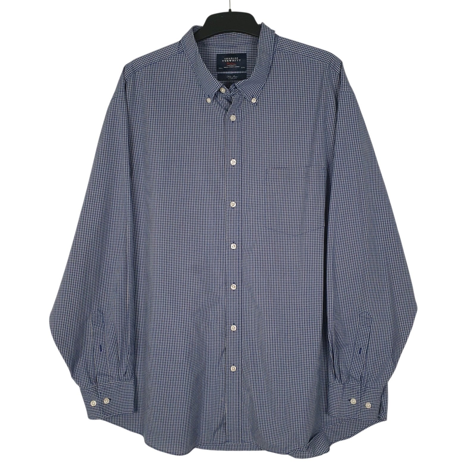 Mens Navy Charles Tyrwhitt  Long Sleeve Shirt