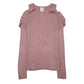Womens Pink Hippie Rose  Crewneck Jumper