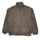 Mens Grey Patagonia Synchilla Vintage 90s Full Zip Jumper