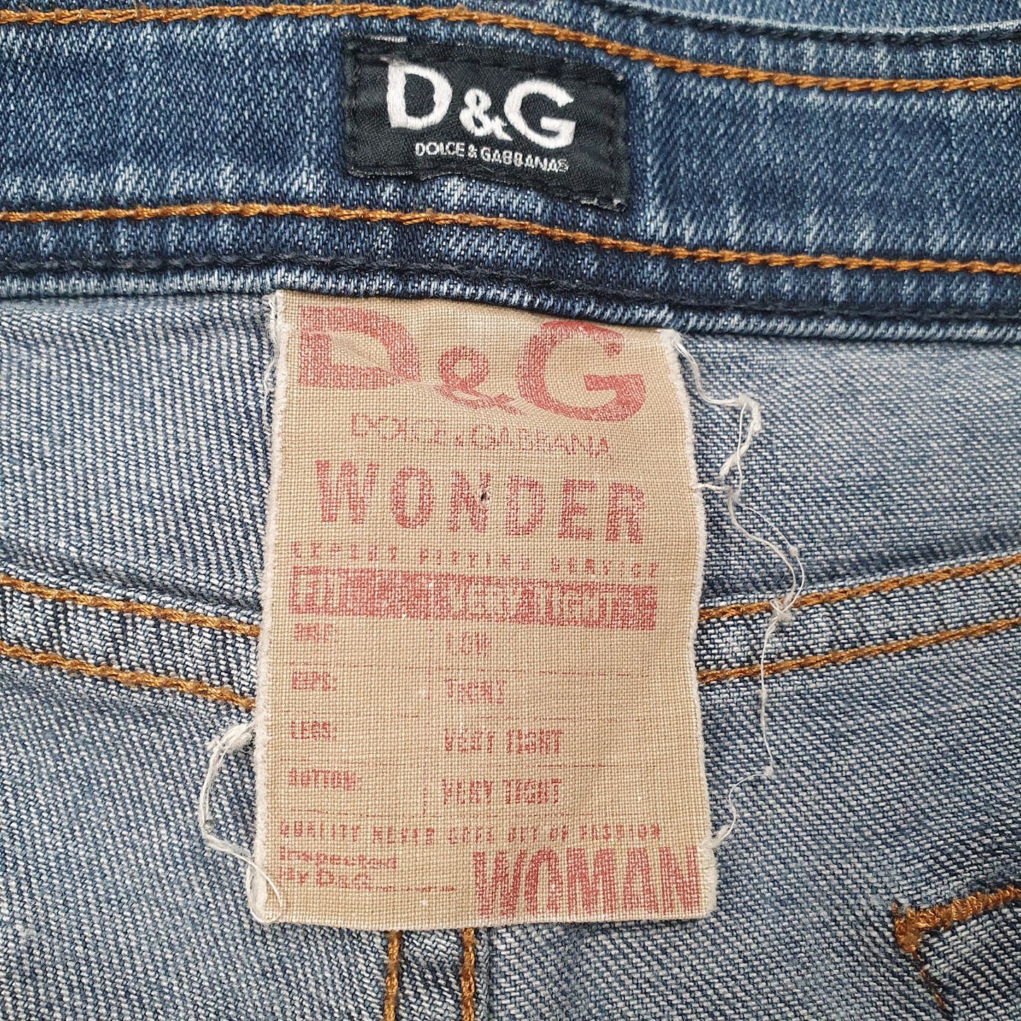 Womens Blue Dolce and Gabbana   Jeans