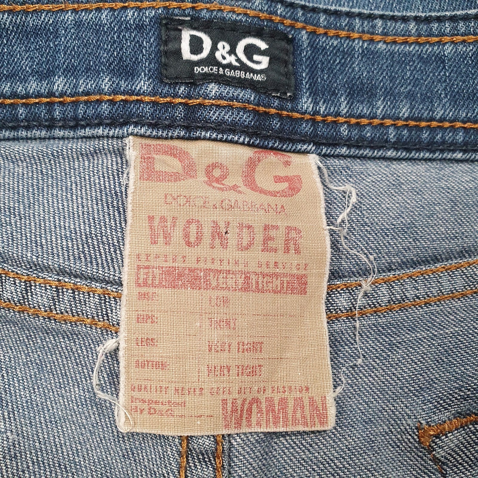 Womens Blue Dolce and Gabbana   Jeans