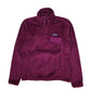 Womens Purple Patagonia Re Tool Snap T Quarter Zip Jumper