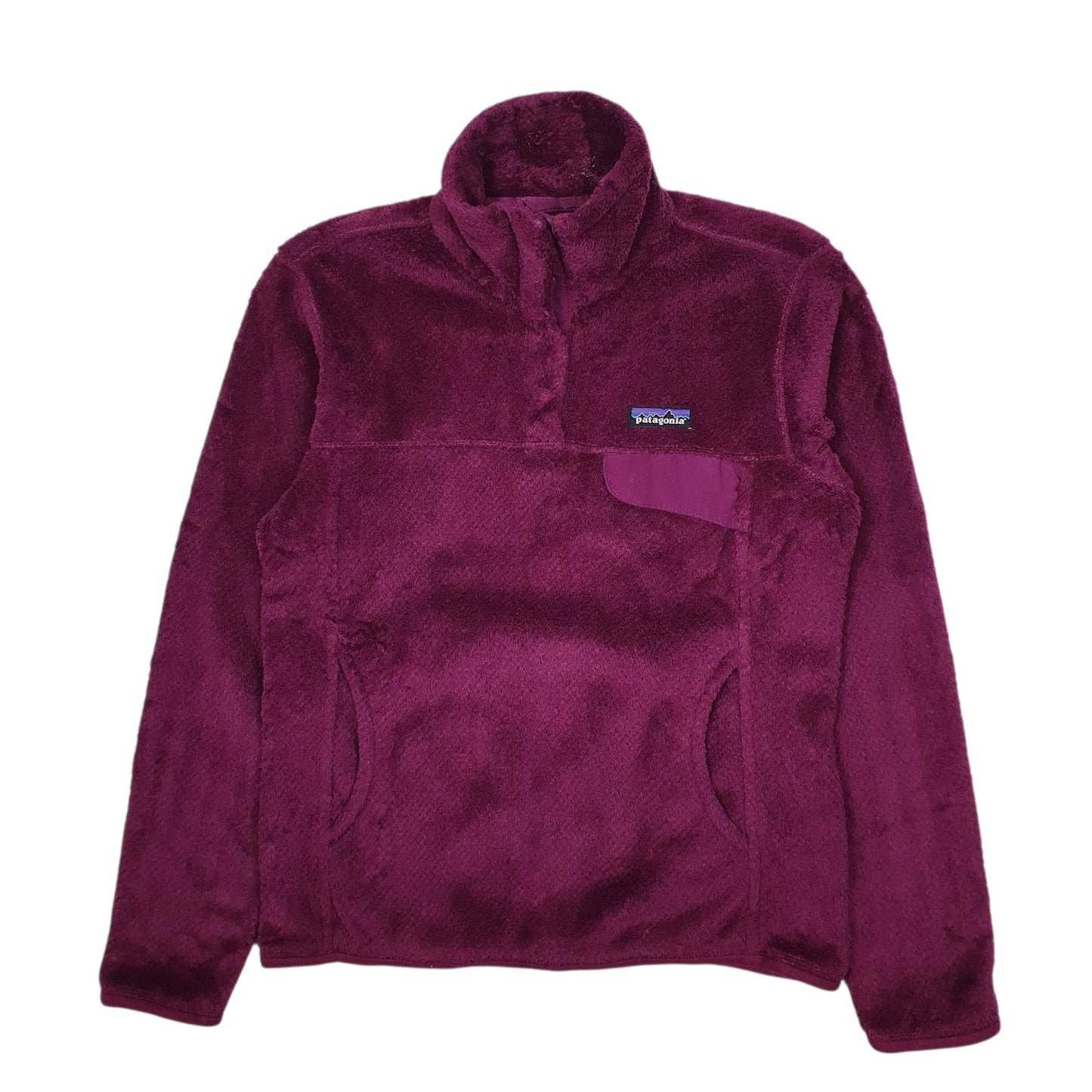 Womens Purple Patagonia Re Tool Snap T Quarter Zip Jumper