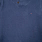 Womens Blue Tommy Hilfiger Knit Shoal Neck Jumper
