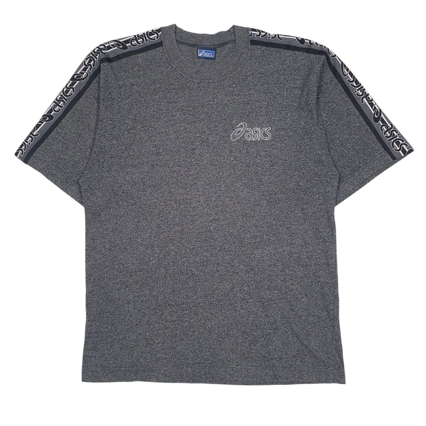 Mens Grey Asice  Short Sleeve T Shirt