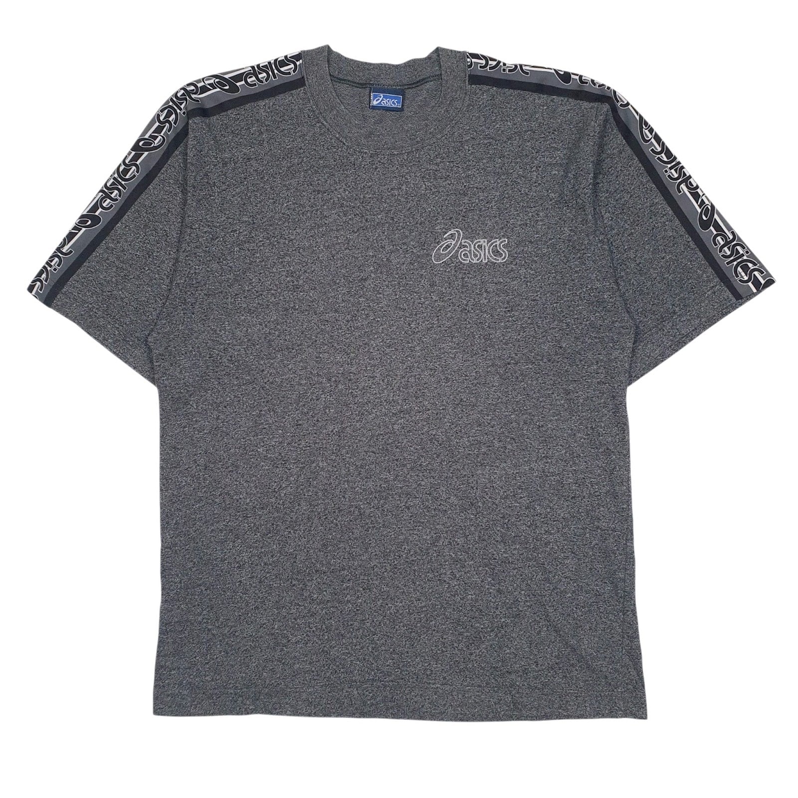 Mens Grey Asice  Short Sleeve T Shirt