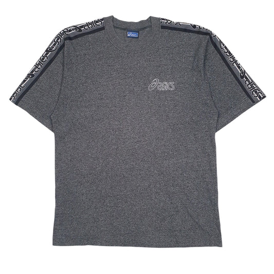 Mens Grey Asice  Short Sleeve T Shirt