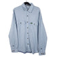 Mens Blue L.L.Bean  Long Sleeve Shirt