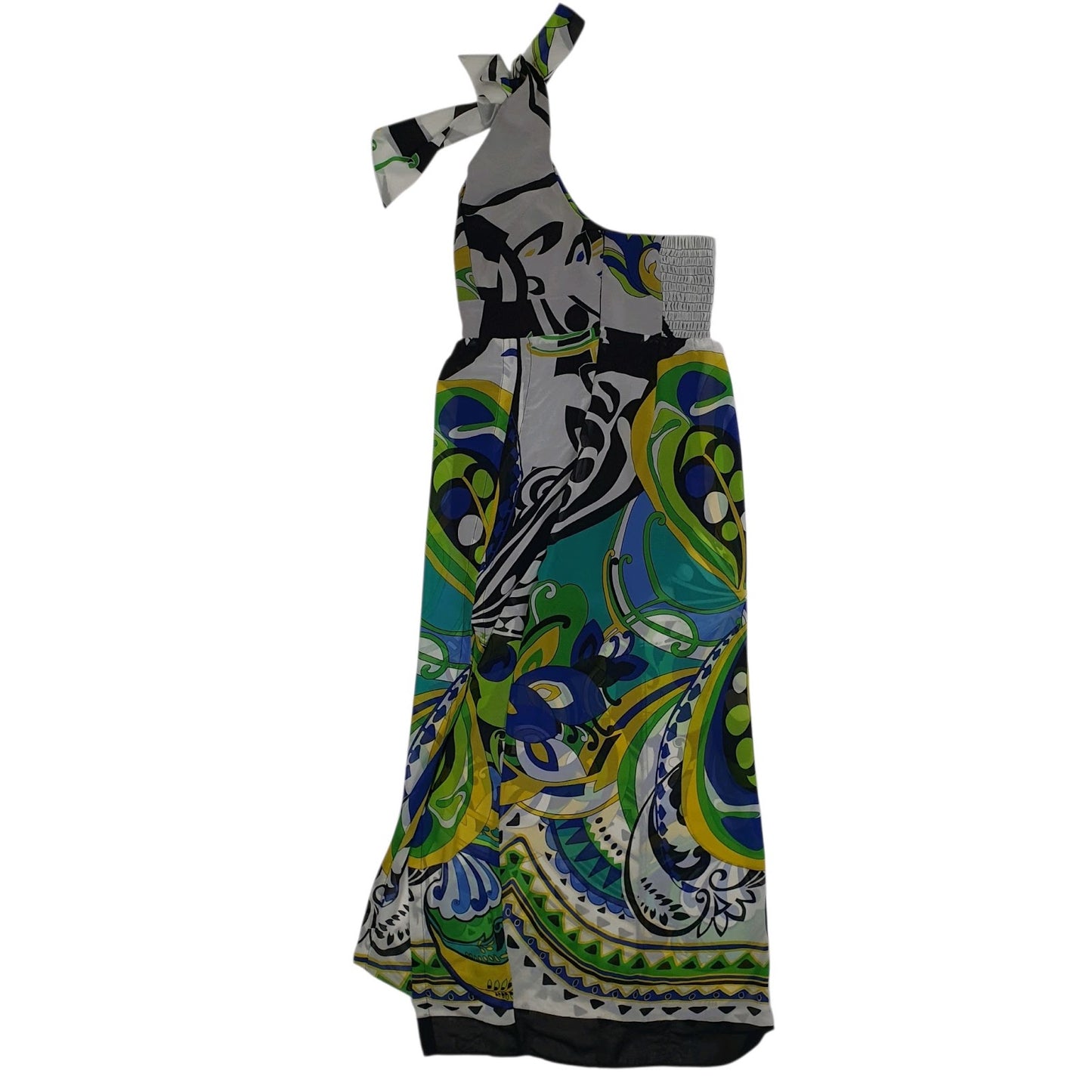 Womens Blue Le Group Asymmetric  Dress
