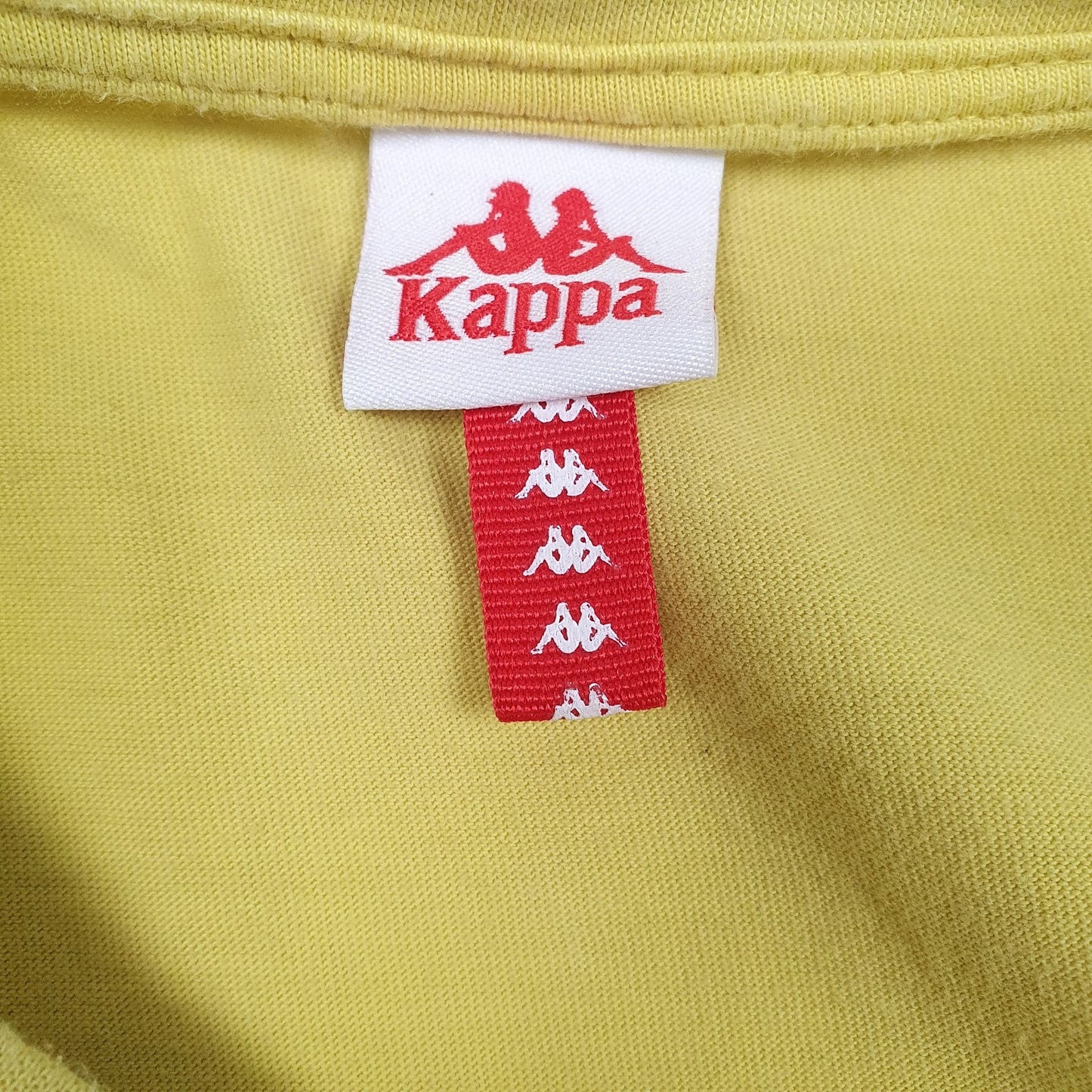 Mens Yellow Kappa   T Shirt