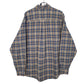 Mens Brown L.L.Bean Flannel  Shirt
