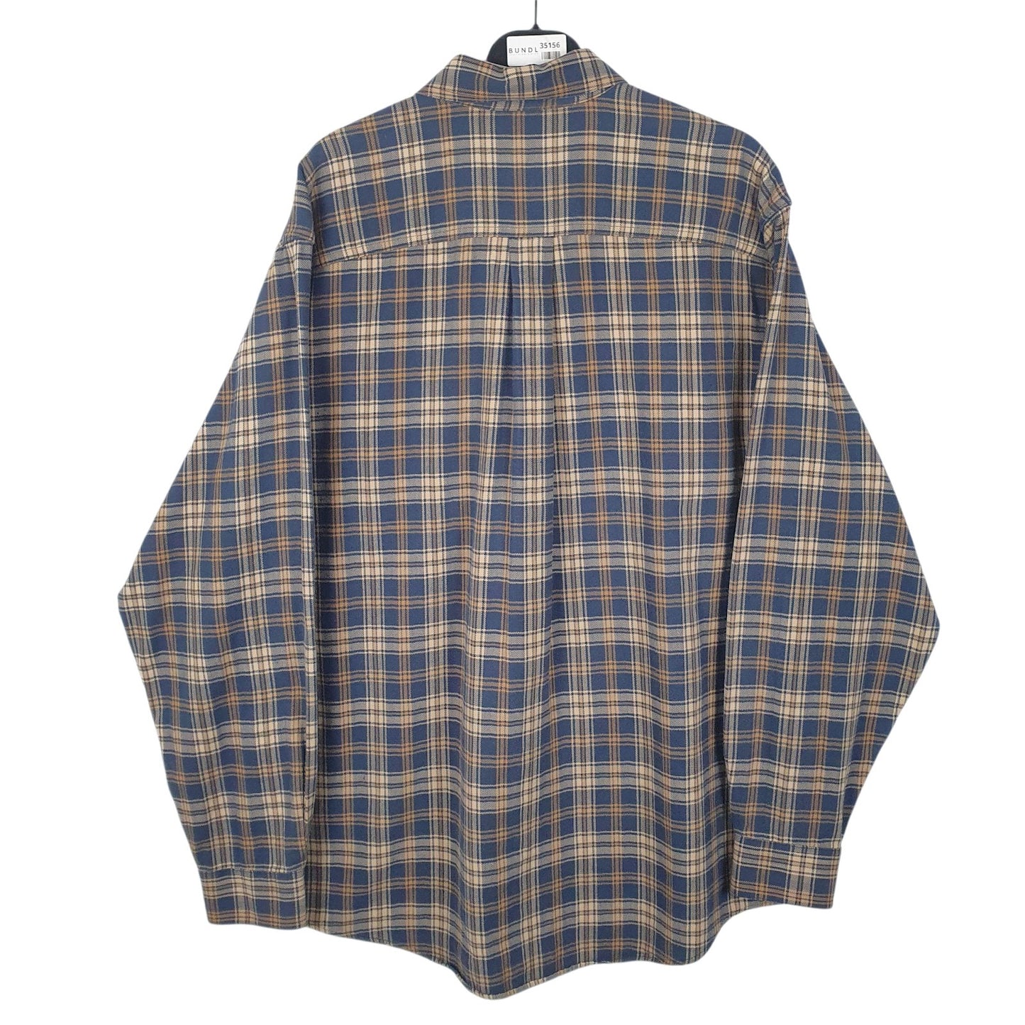 Mens Brown L.L.Bean Flannel  Shirt