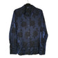Womens Navy Unbranded Floral Long Sleeve Shirt