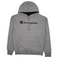Mens Grey Champion  Hoodie Jumper