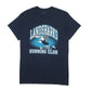 Mens Navy Gildan Landsharks Running Club Short Sleeve T Shirt