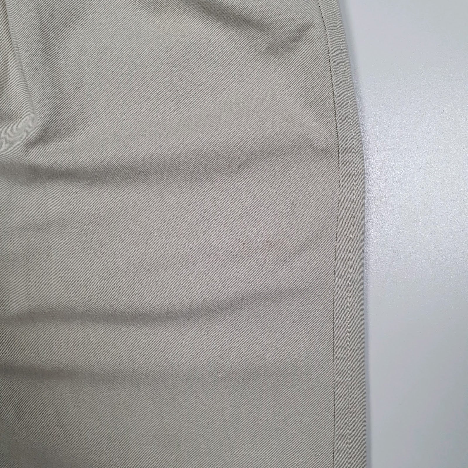 Mens Cream Polo Ralph Lauren Double Pleated Vintage 1990s  Trousers