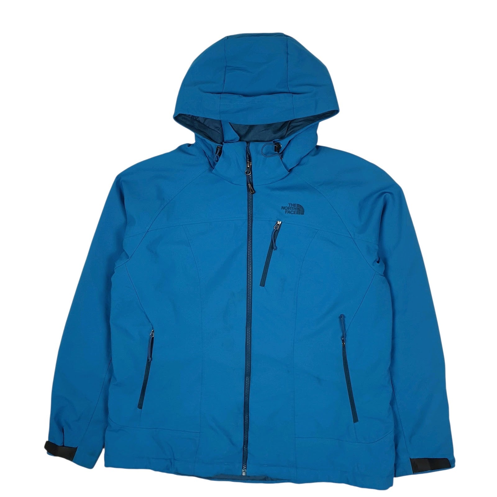 Womens Blue The North Face Softshell Windbreaker  Coat