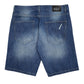 Mens Blue Mod Distressed  Shorts