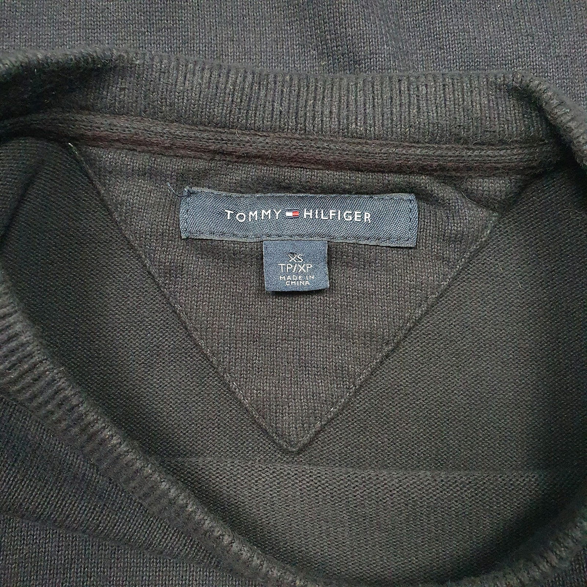 Mens Navy Tommy Hilfiger  Crewneck Jumper