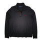 Mens Grey Polo Ralph Lauren Lightweight Quarter Zip Jumper