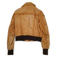 Womens Tan J.J.Scott Bomber Flight  Coat