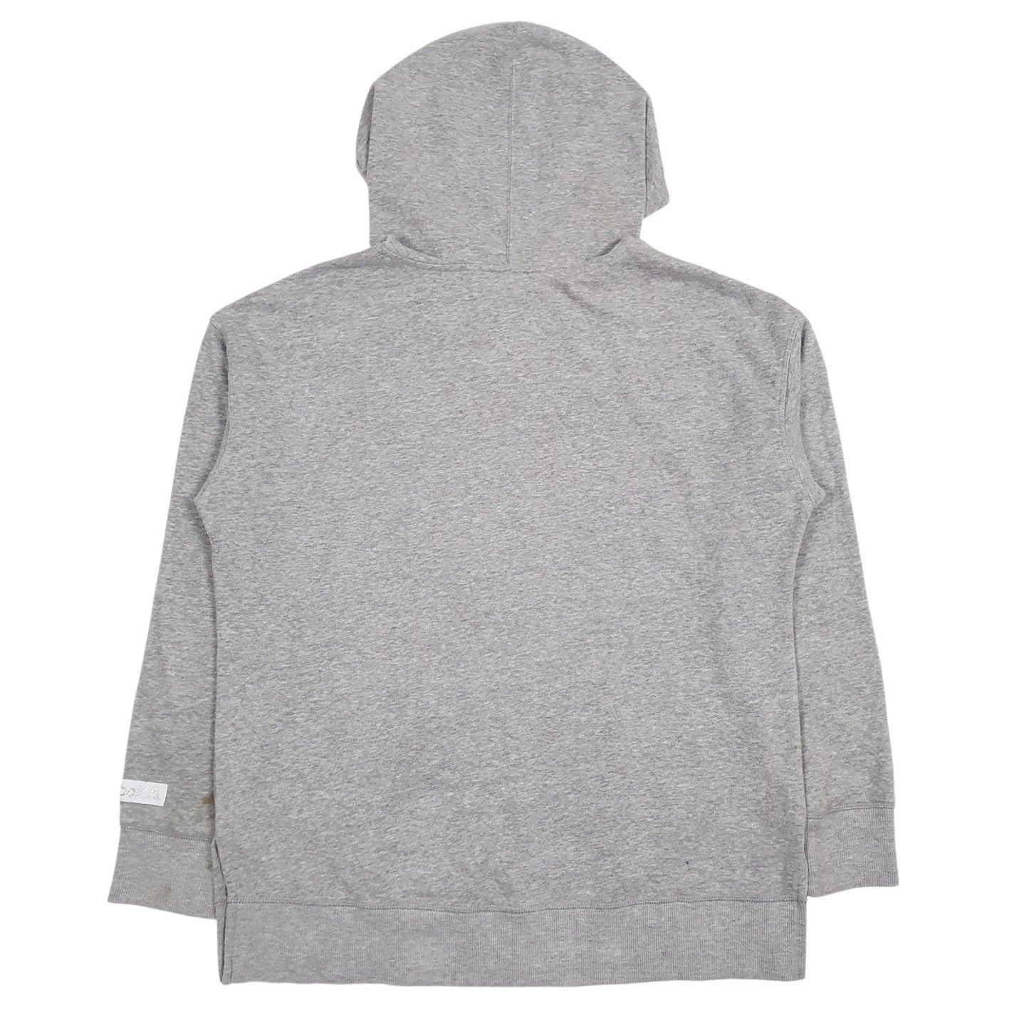 Mens Grey Reebok Spellout Hoodie Jumper