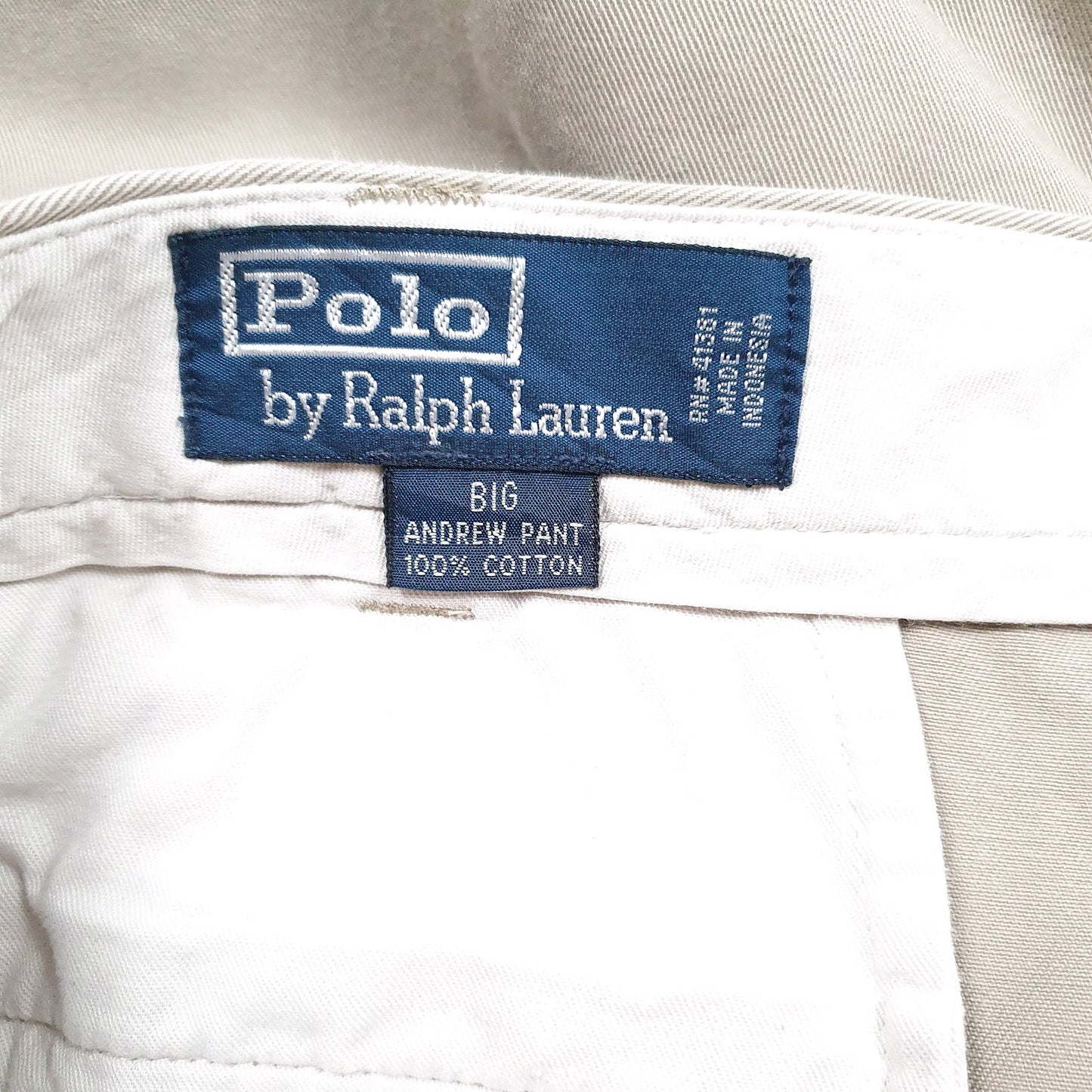 Mens Brown Polo Ralph Lauren Andrew Pant Pleated  Trousers
