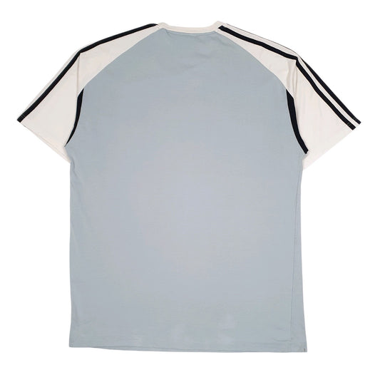 Mens Blue Adidas Vintage 90s  T Shirt