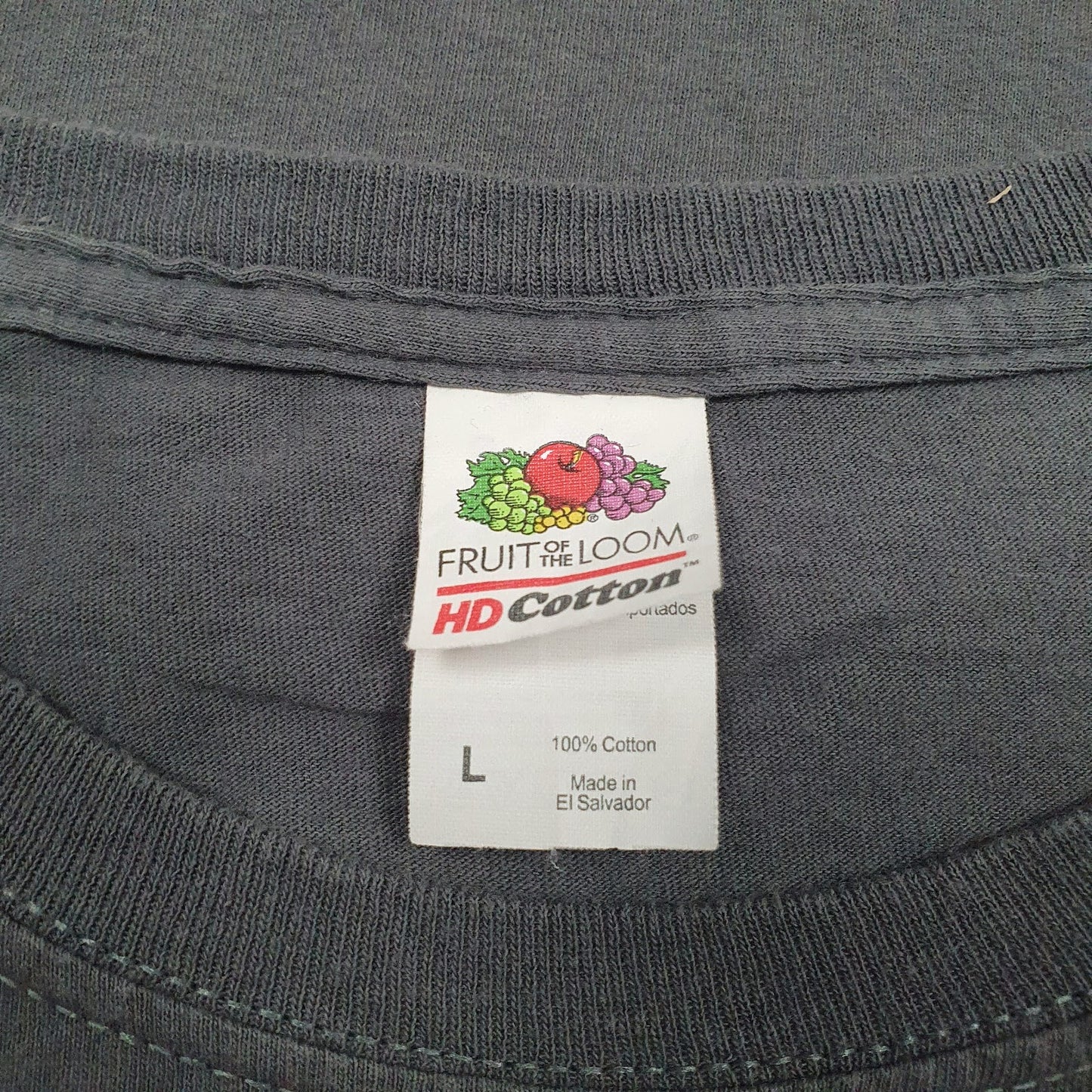 Mens Grey Fruit Of The Loom Hanford Falcons  T Shirt
