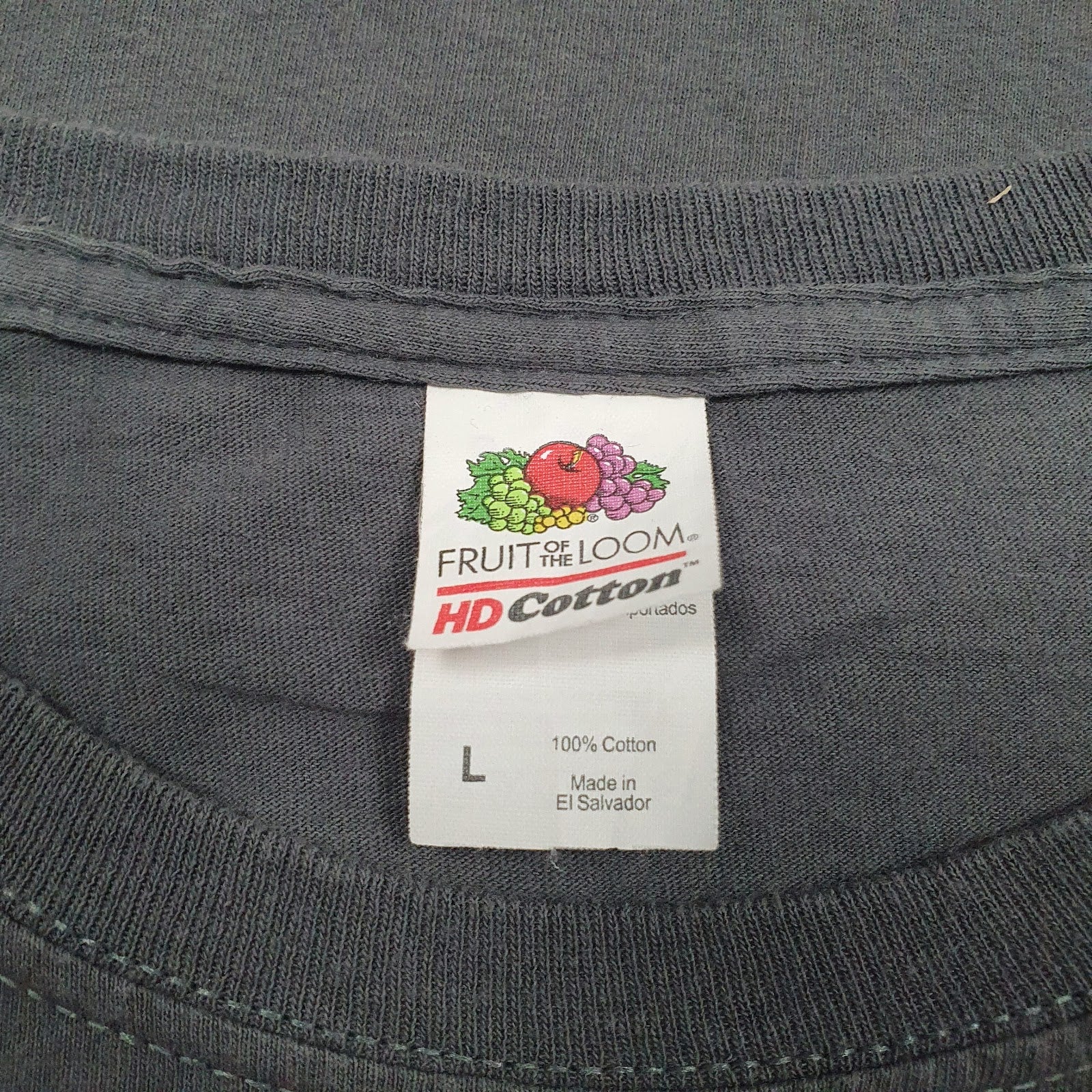 Mens Grey Fruit Of The Loom Hanford Falcons  T Shirt