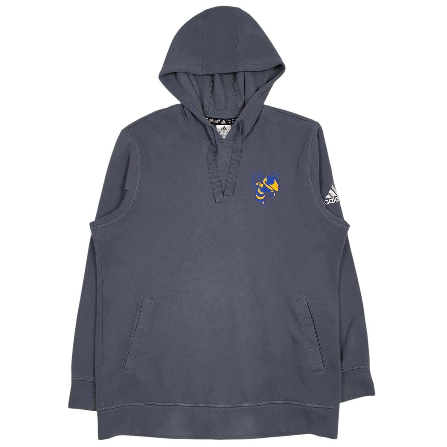 Mens Grey Adidas  Hoodie Jumper