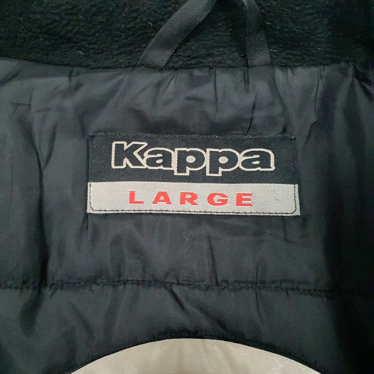 Mens Black Kappa   Coat