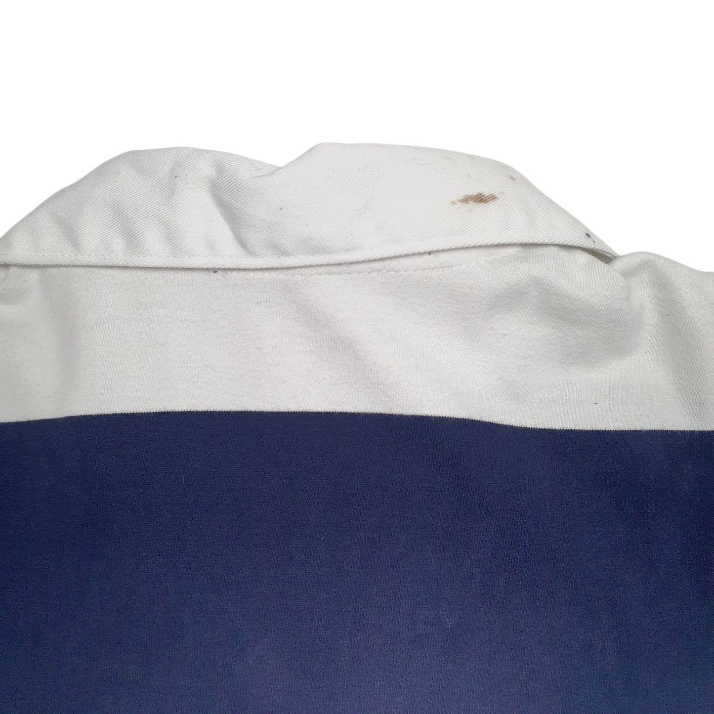 Mens White Sport-Tek Rugby Jerfferson Falcons Crewneck Polo Shirt