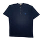 Mens Navy Trussardi Henley Short Sleeve T Shirt