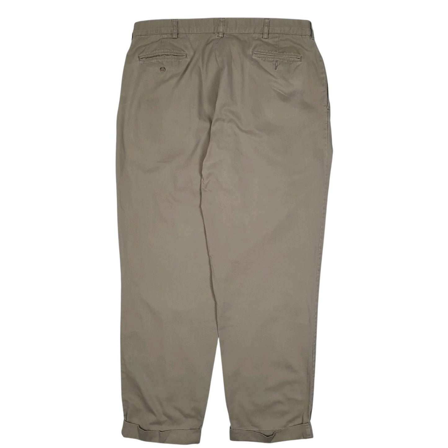 Mens Beige Polo Ralph Lauren Hammond Pant Double Pleated  Trousers