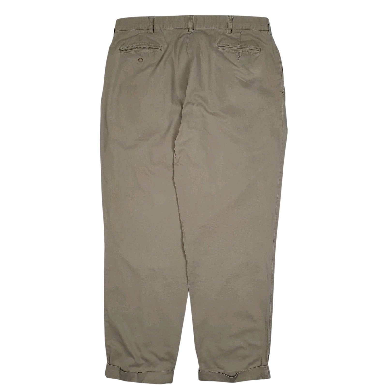 Mens Beige Polo Ralph Lauren Hammond Pant Double Pleated  Trousers