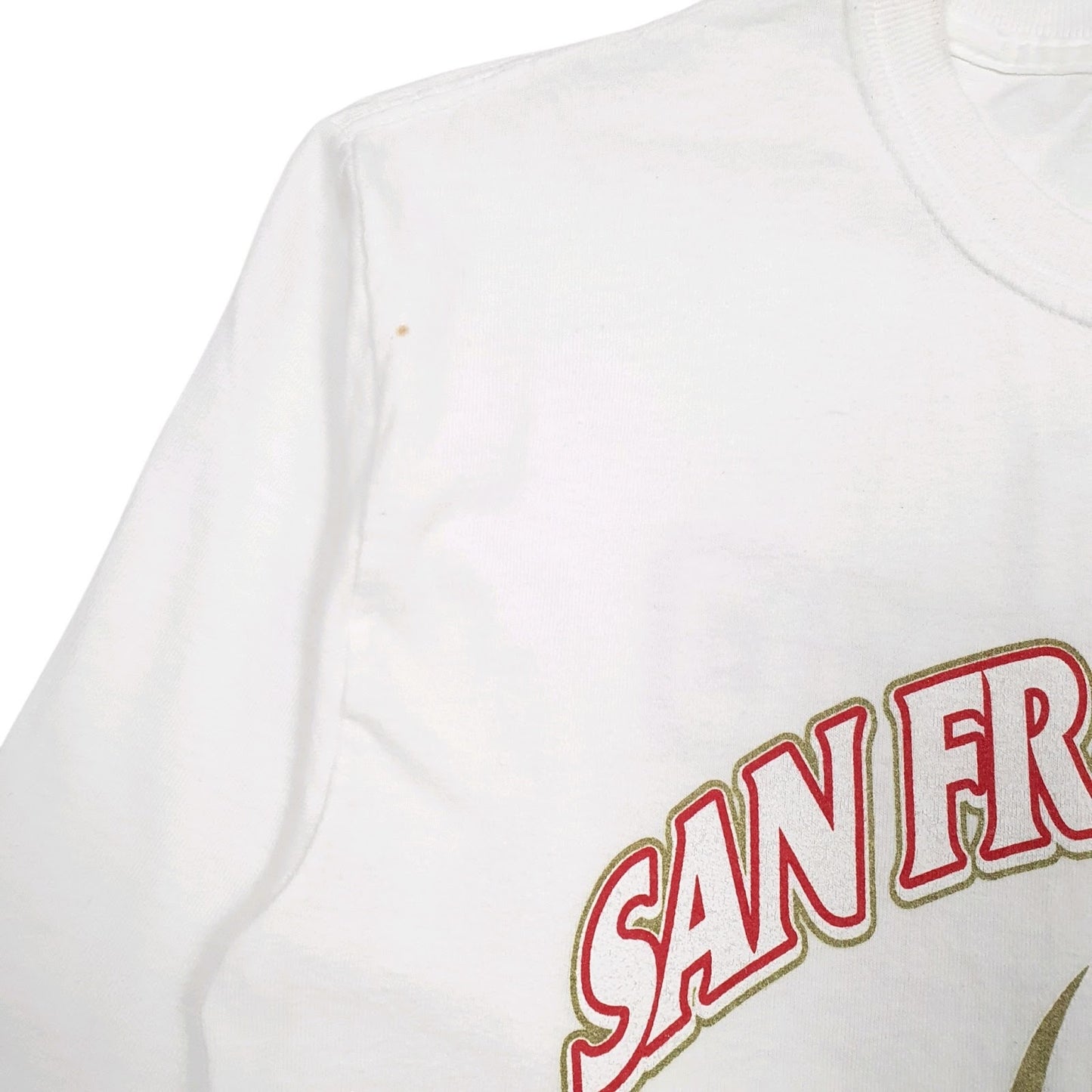 Mens White Unbranded NFL San Francisco Faithful Empire  T Shirt