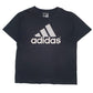 Mens Black Adidas Spellout Short Sleeve T Shirt