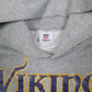 Mens Grey NFL Minnesota Vikings Hoodie Jumper