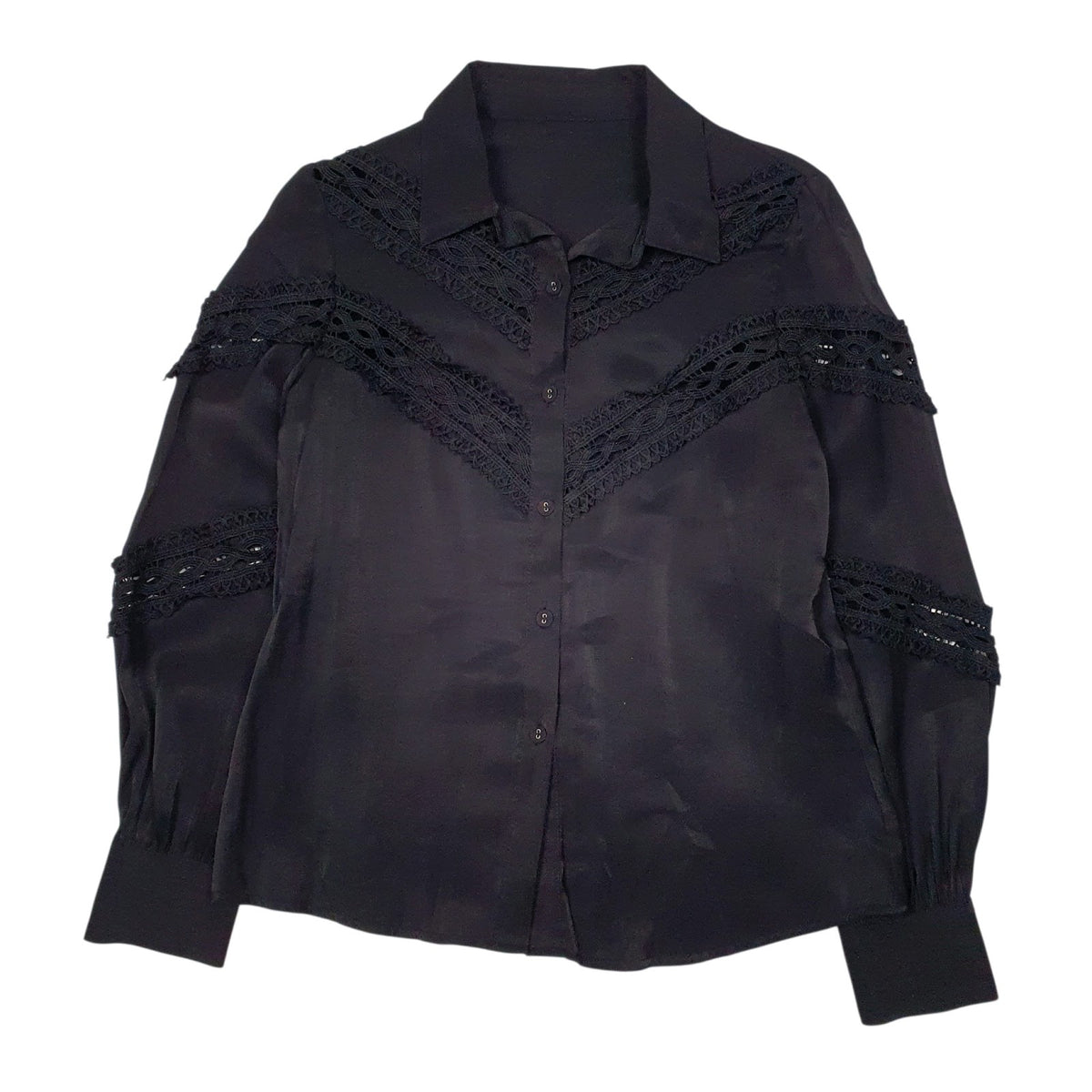 Womens Black Unbranded  Long Sleeve Shirt